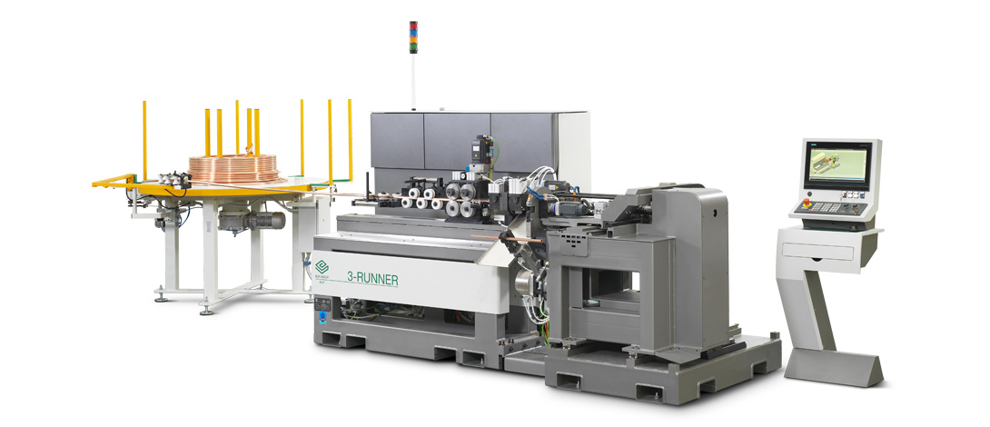 3-RUNNER - Straightening, cutting and end-forming tubes from coil or bar